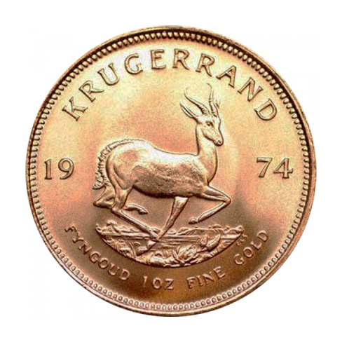 Gouden Krugerrand munt 1 troy ounce 