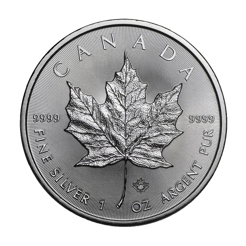 Nieuwe zilveren Maple Leaf 1 troy ounce (2022) 