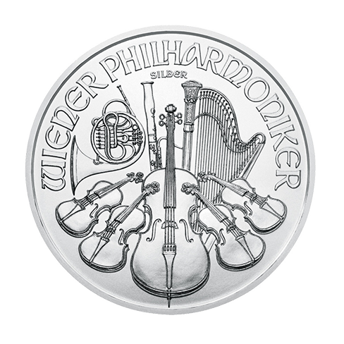 Zilveren Philharmoniker munt 1 troy ounce 