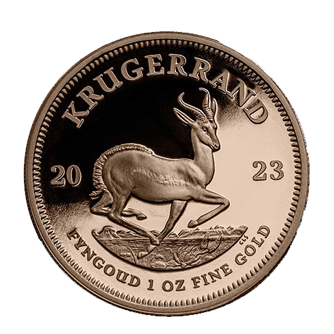 Gouden Krugerrand munt 1 troy ounce (2023) 