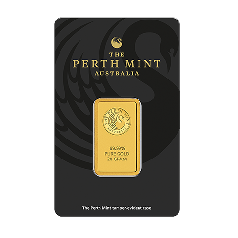 Goudbaar 20 gram Perth Mint 