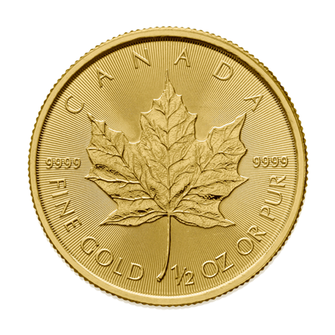 Gouden Maple Leaf munt ½ troy ounce 