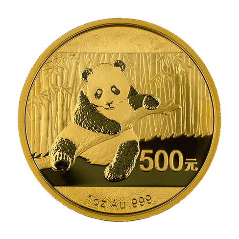 Gouden Panda munt 1 troy ounce (2014)