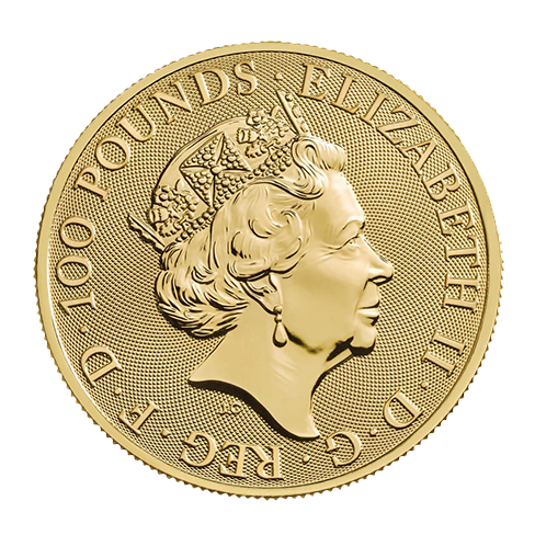 Gouden Yale of Beaufort munt 1 troy ounce 