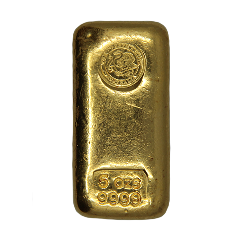 Goudbaar 5 troy ounce Perth Mint