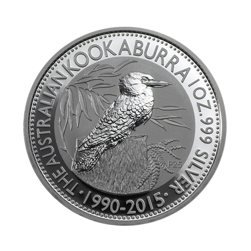 Zilveren Kookaburra munt 1 kilogram 2015