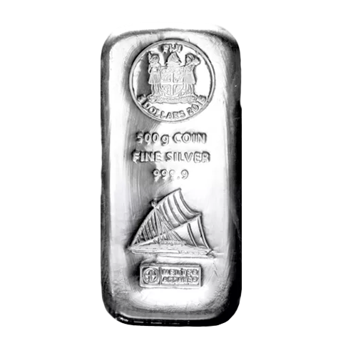 Zilveren Muntbaar 500 gram Fiji