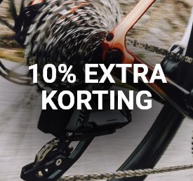10% korting  op fietsonderdelen,  gereedschap & onderhoud