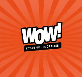 € 20.00 korting op alles!