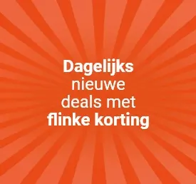 Dagelijks nieuwe deals met flinke korting