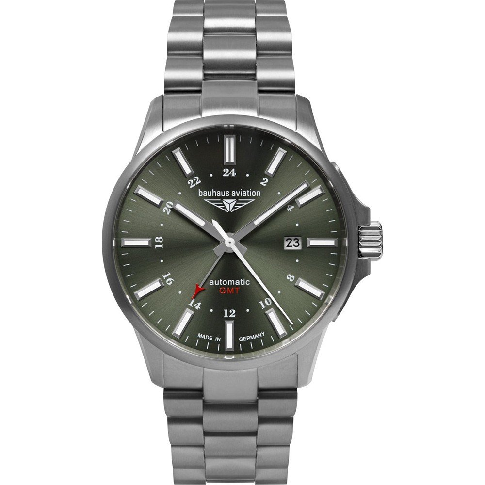 Bauhaus Aviation 2868M-4 Aviation Titanium Horloge