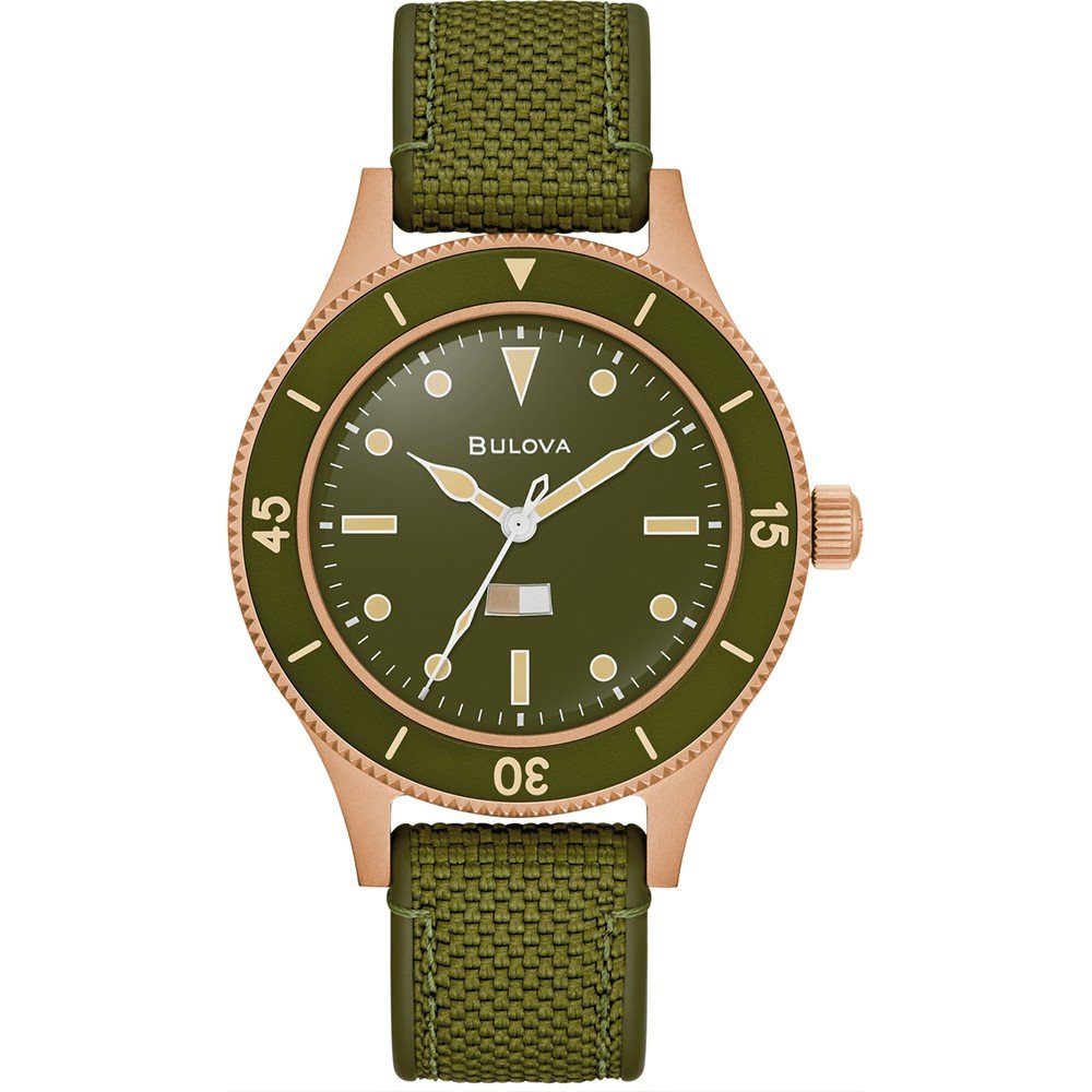 Bulova Archive Series 98A324 MIL-SHIPS 150th Anniversary Edition Horloge