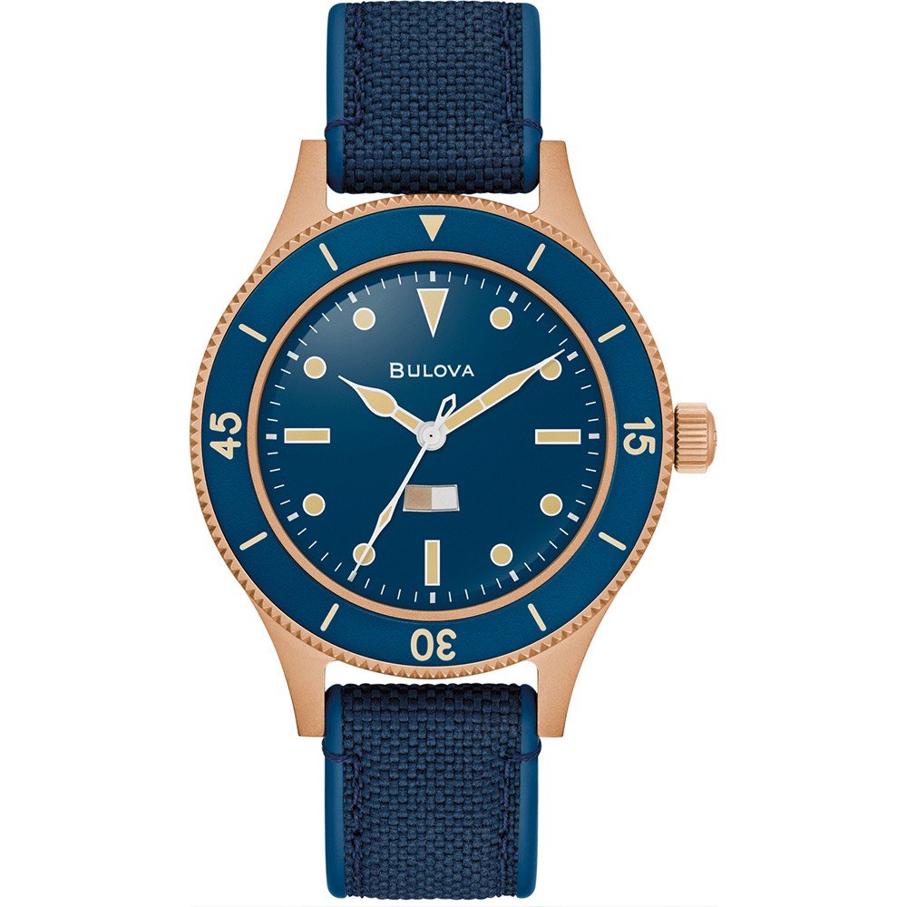Bulova Archive Series 98A325 MIL-SHIPS 150th Anniversary Edition Horloge