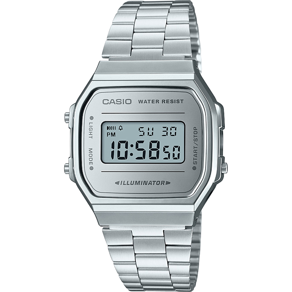 Casio Vintage A168WEM-7EF Retro Mirror Horloge