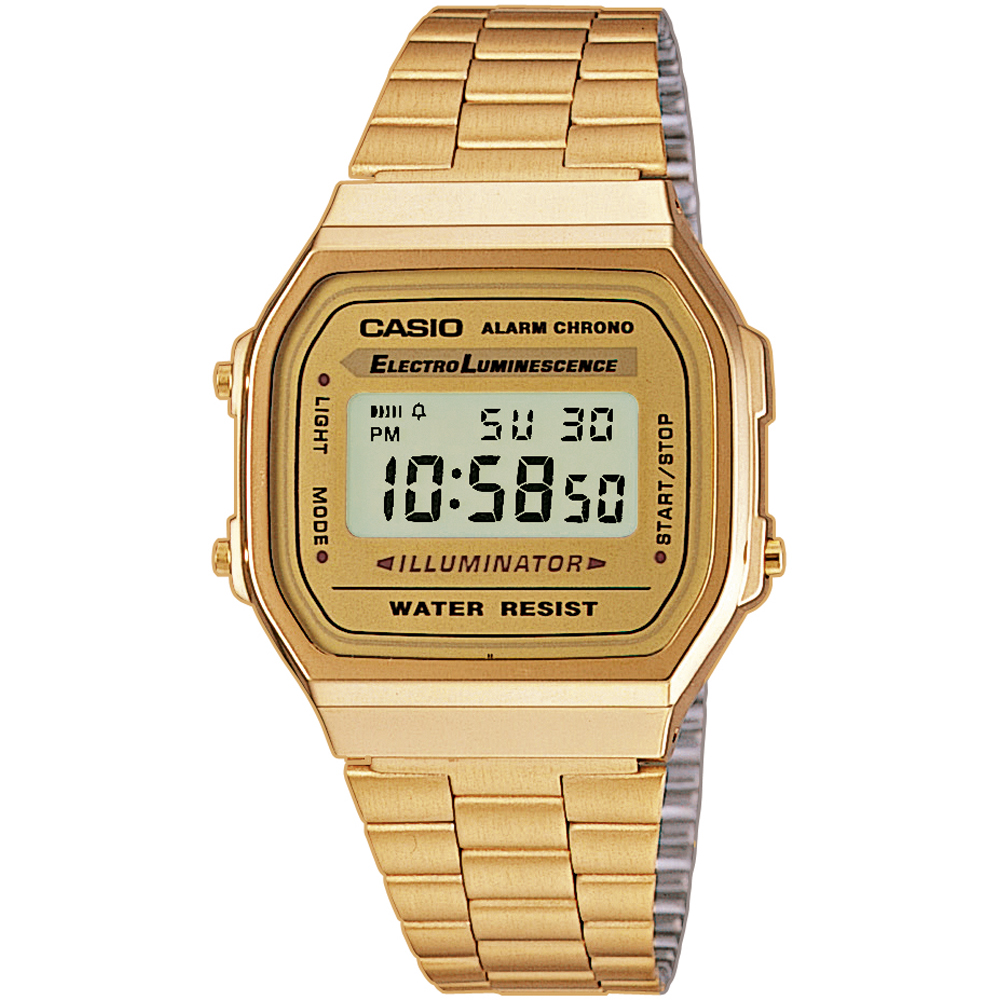 Casio Vintage A168WG-9EF Retro Mirror Horloge