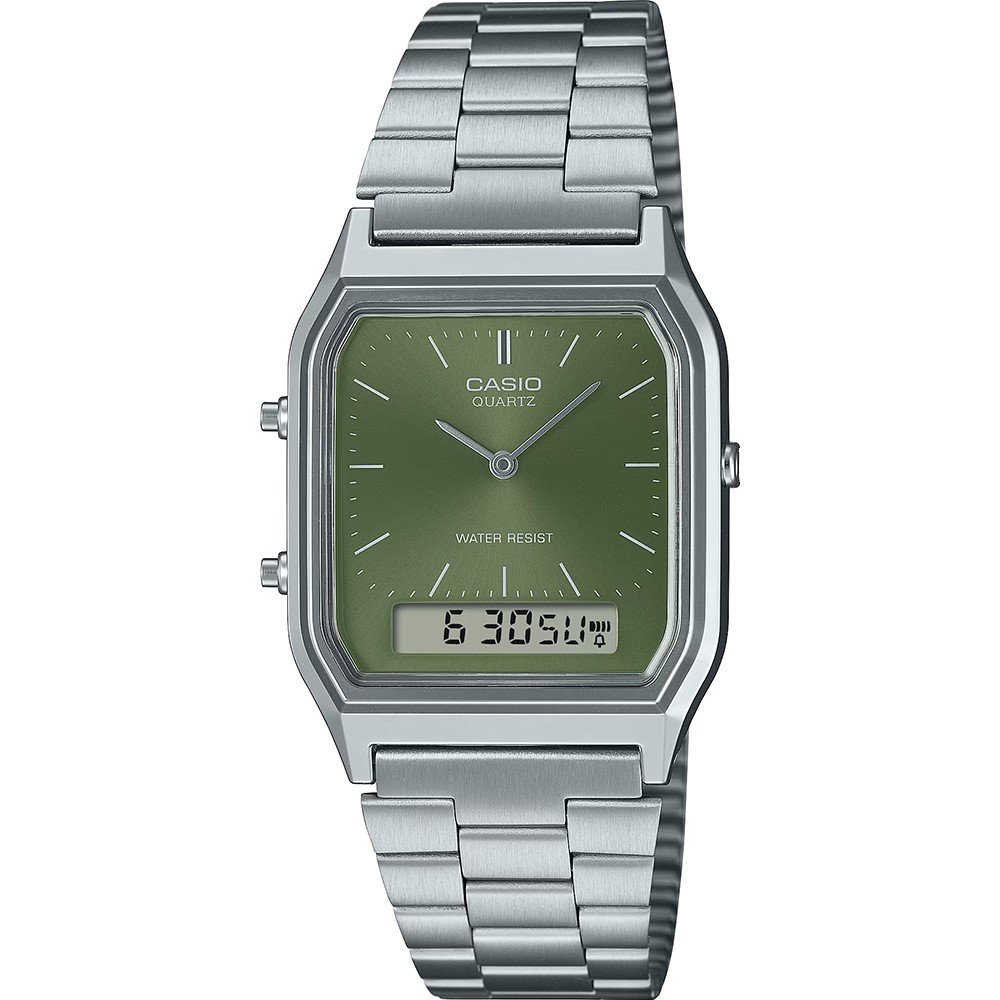 Casio Vintage AQ-230A-3AMQYES Vintage Edgy Horloge