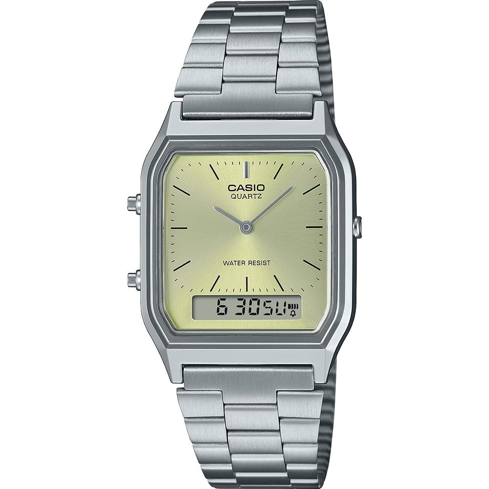Casio Vintage AQ-230A-9AMQYES Vintage Edgy Horloge