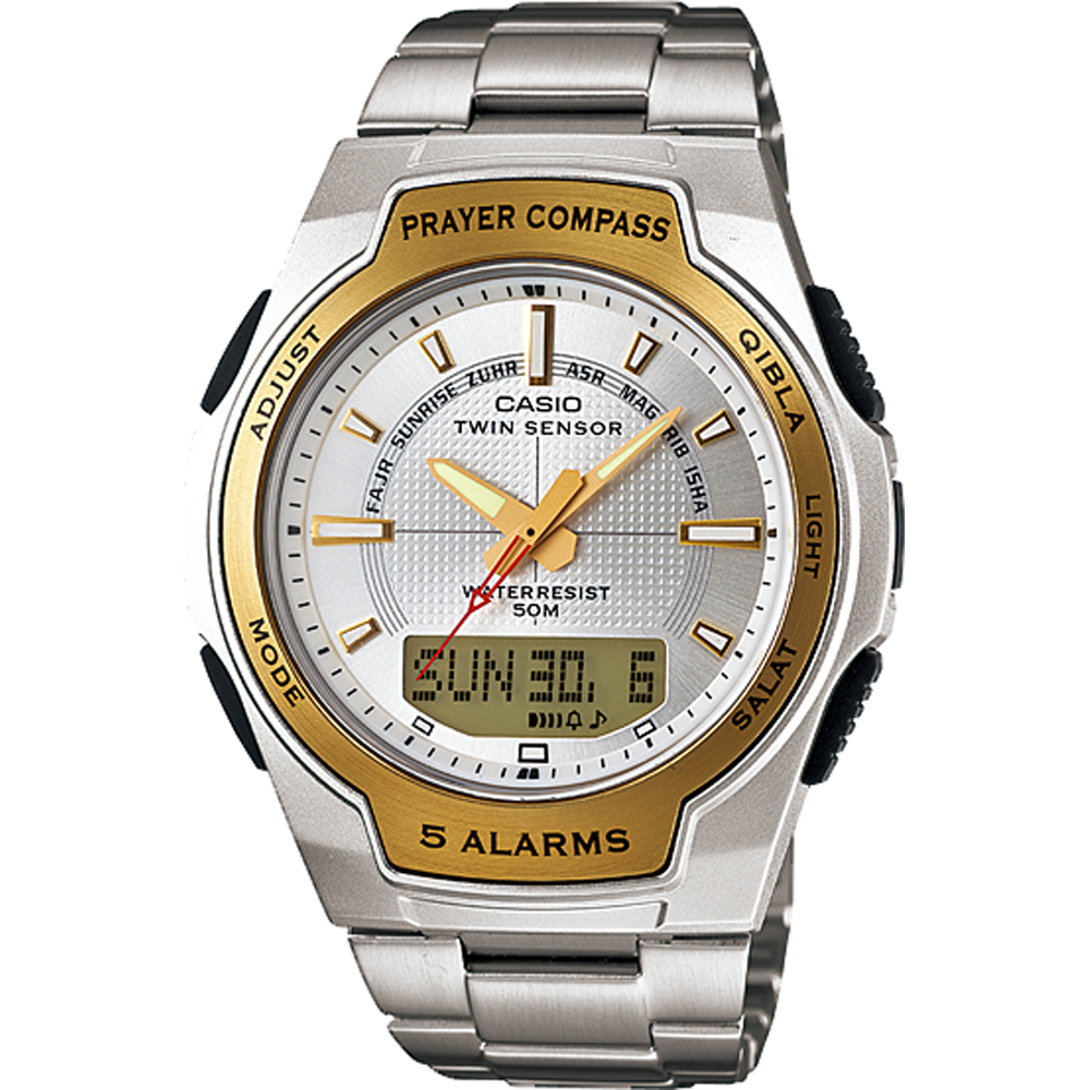 Casio CPW-500HD-7AV Prayer Compass Horloge