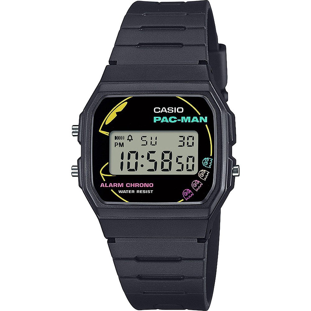 Casio Vintage F-91WPC-1AER CASIO x PAC-MAN Horloge