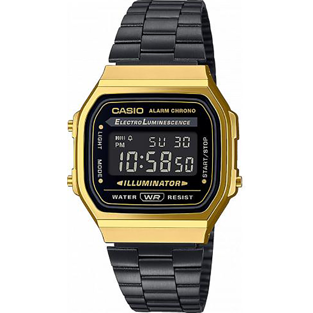 Casio Vintage A168WEGB-1B Retro Mirror Horloge