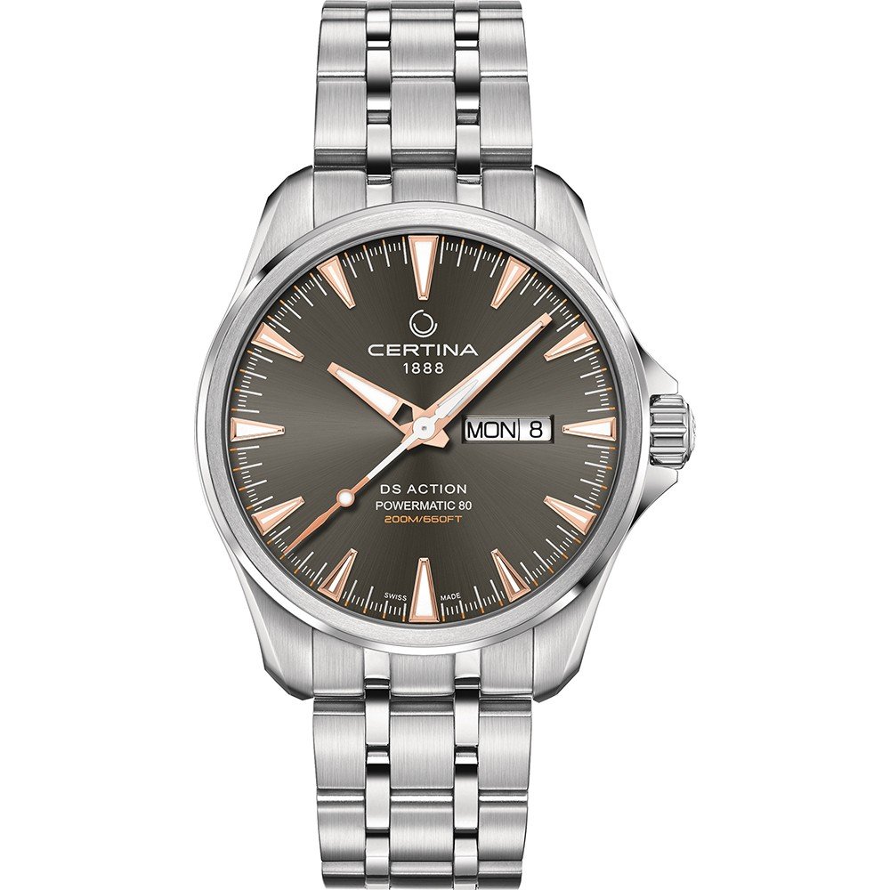 Certina DS Action C0324301108101 DS Action Day Date Powermatic 80 Horloge