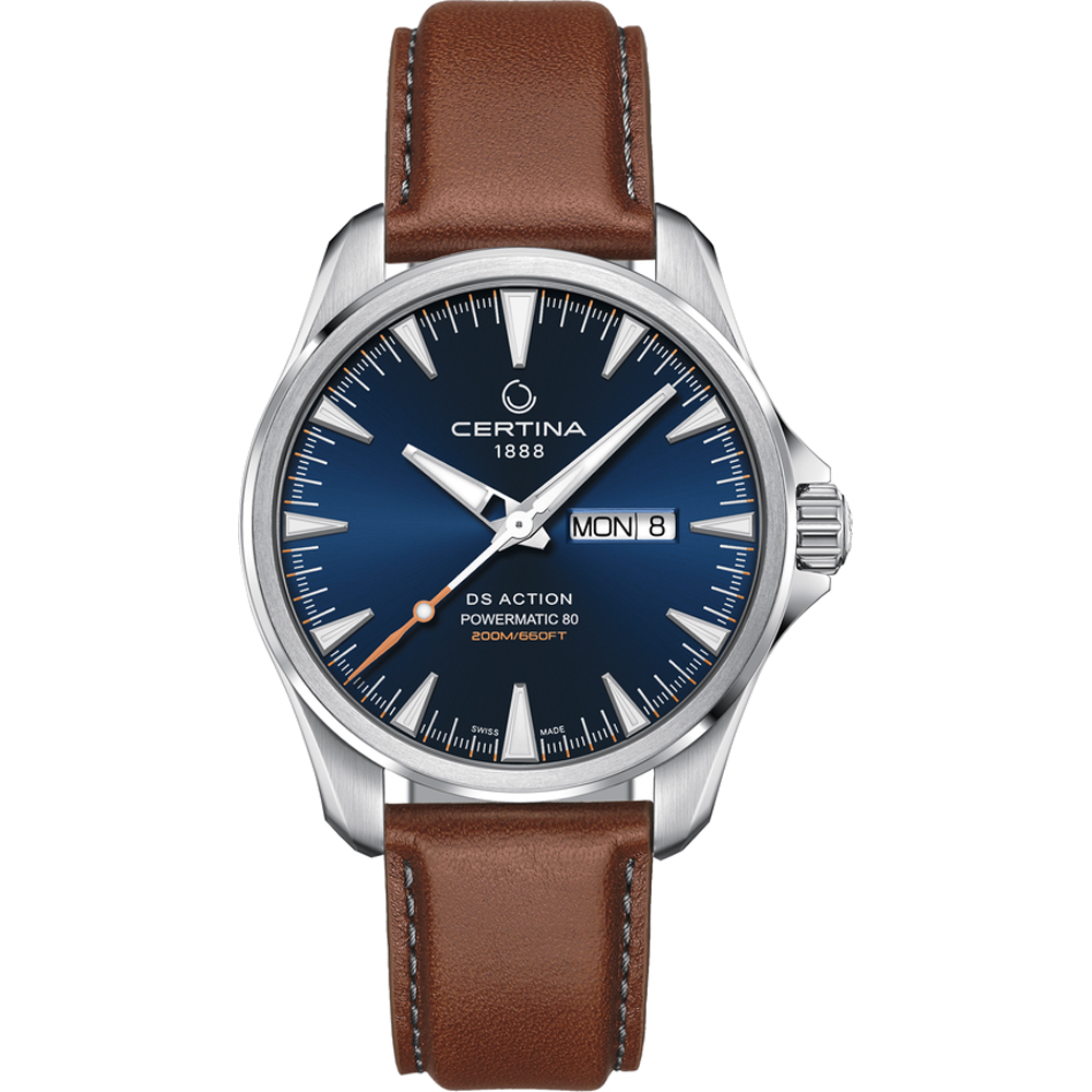 Certina DS Action C0324301604100 DS Action Day Date Powermatic 80 Horloge