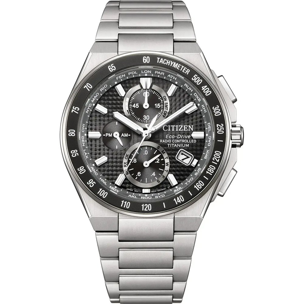 Citizen Super Ti AT8390-55E Horloge - Titanium - Zilverkleurig - Ø 40.5 mm