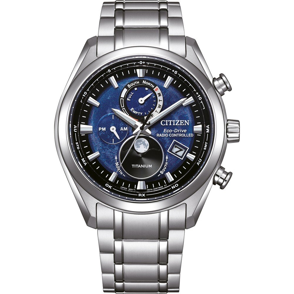 Citizen Radio Controlled BY1010-81L Tsuki-yomi Horloge