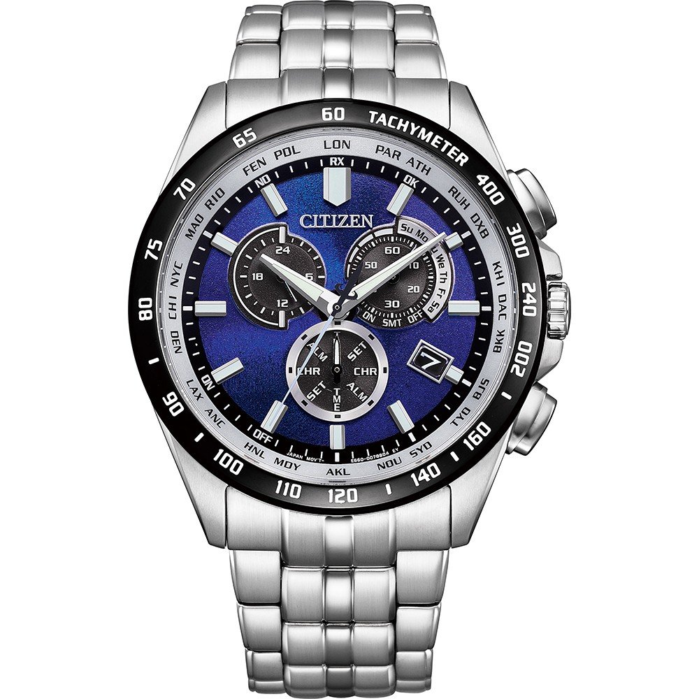 Citizen Radio Controlled CB5874-81L Radio Controlled - Unite with Blue Horloge