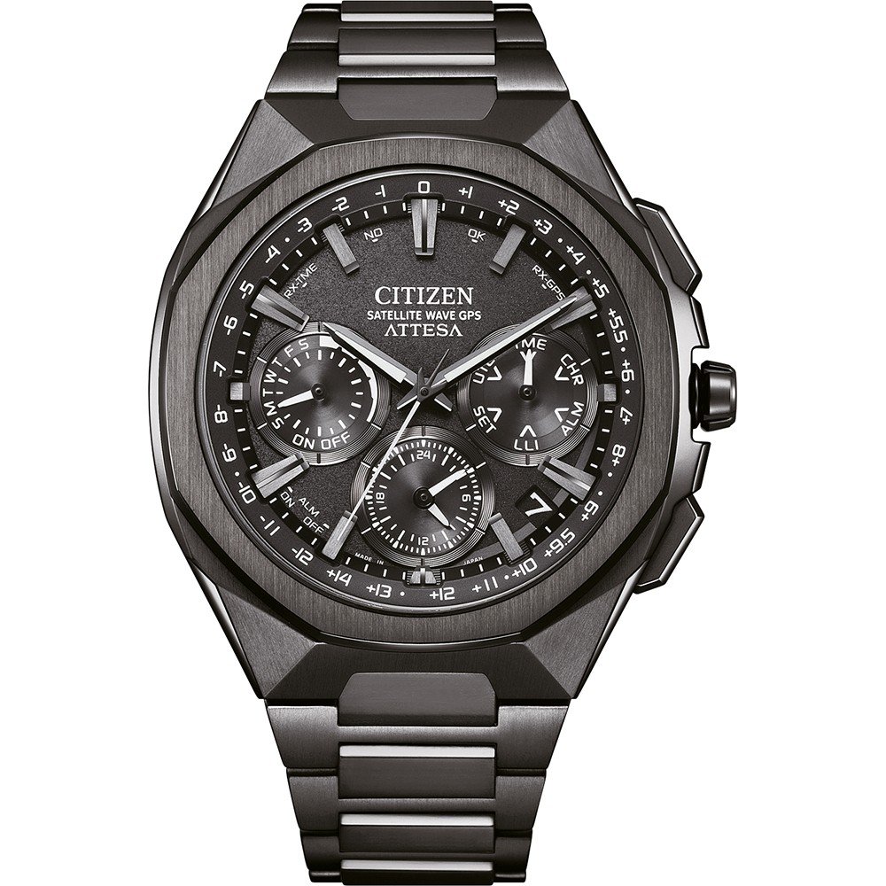 Citizen Satellite Wave GPS CC4105-69E Attesa Satellite Wave GPS - Spaceship Horloge