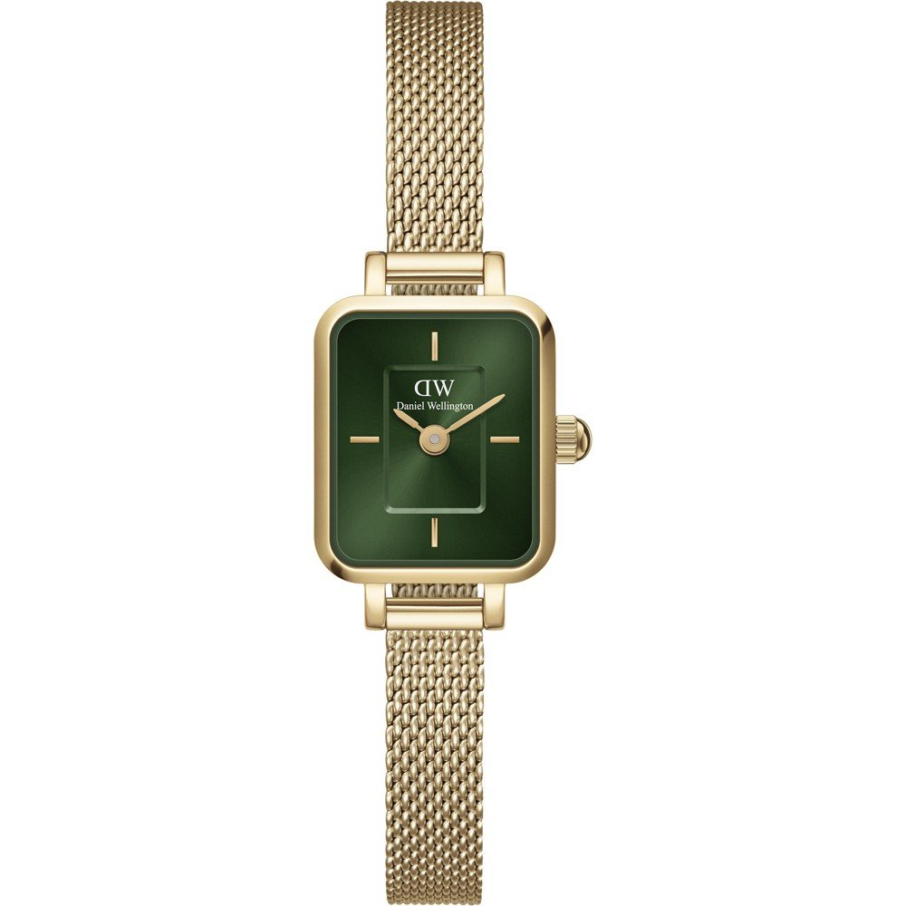 Daniel Wellington Quadro DW00100653 Quadro Mini Evergold Horloge