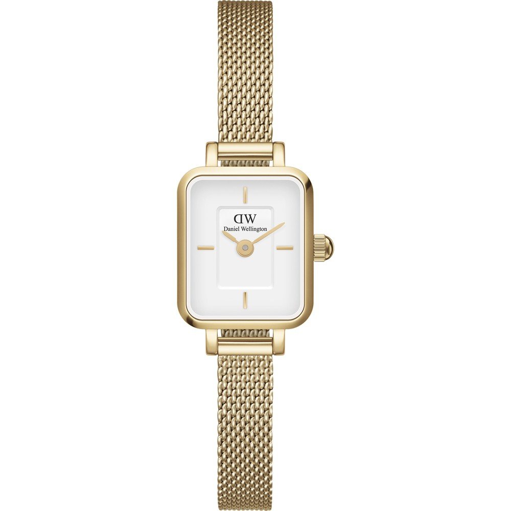 Daniel Wellington Quadro DW00100725 Quadro Mini Evergold Horloge