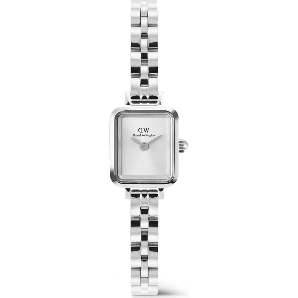 Daniel Wellington Quadro DW00100844 Quadro Mini Reflection Sterling Horloge