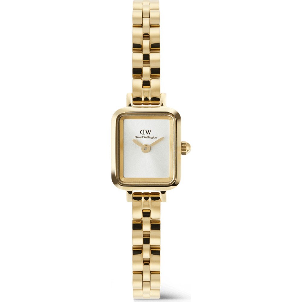 Daniel Wellington Quadro DW00100850 Quadro Mini Evergold Horloge