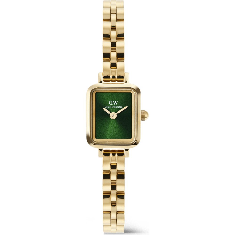 Daniel Wellington Quadro DW00100852 Quadro Mini Evergold Horloge