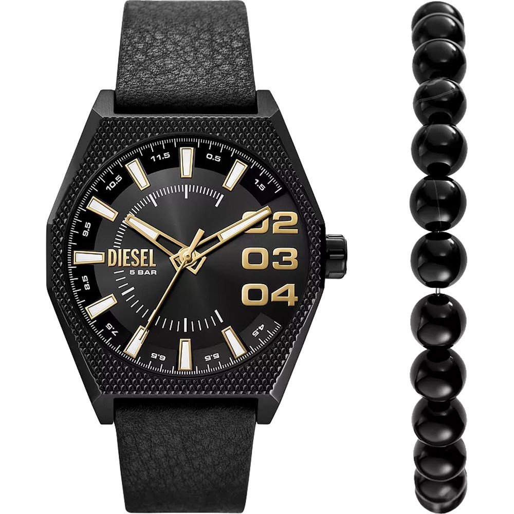Diesel Analog DZ2210SET Scraper Horloge