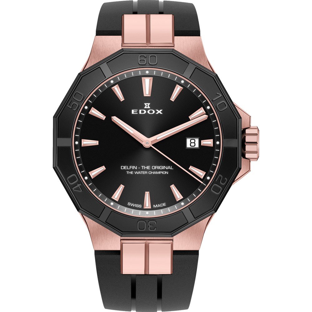 Edox Delfin 53021-37RNCA-NIR Horloge