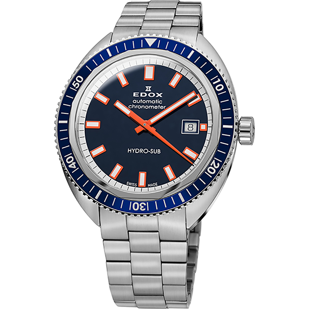 Edox Hydro-Sub 80128-3BUM-BUIO Hydro -Sub - 500 pieces Limited Edition Horloge