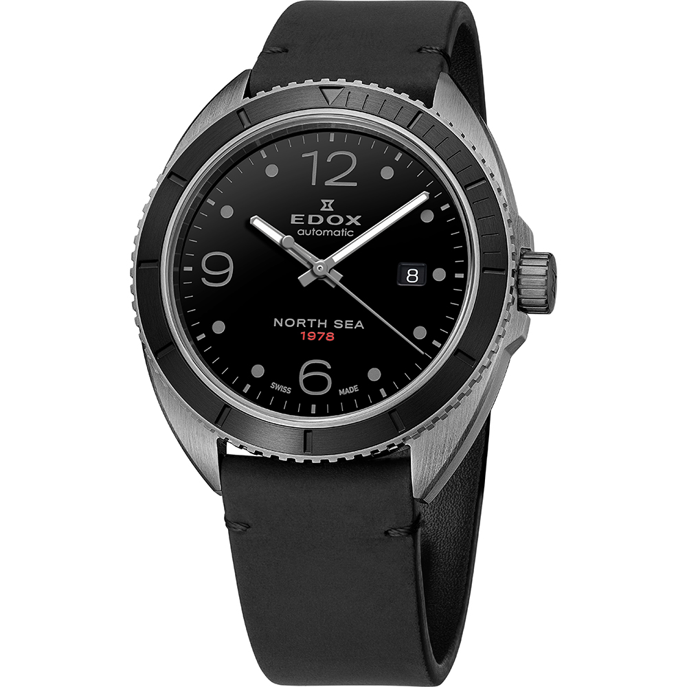 Edox North Sea 80118-357NG-N1 North Sea 1978 - The Inverse Moon Landing Horloge