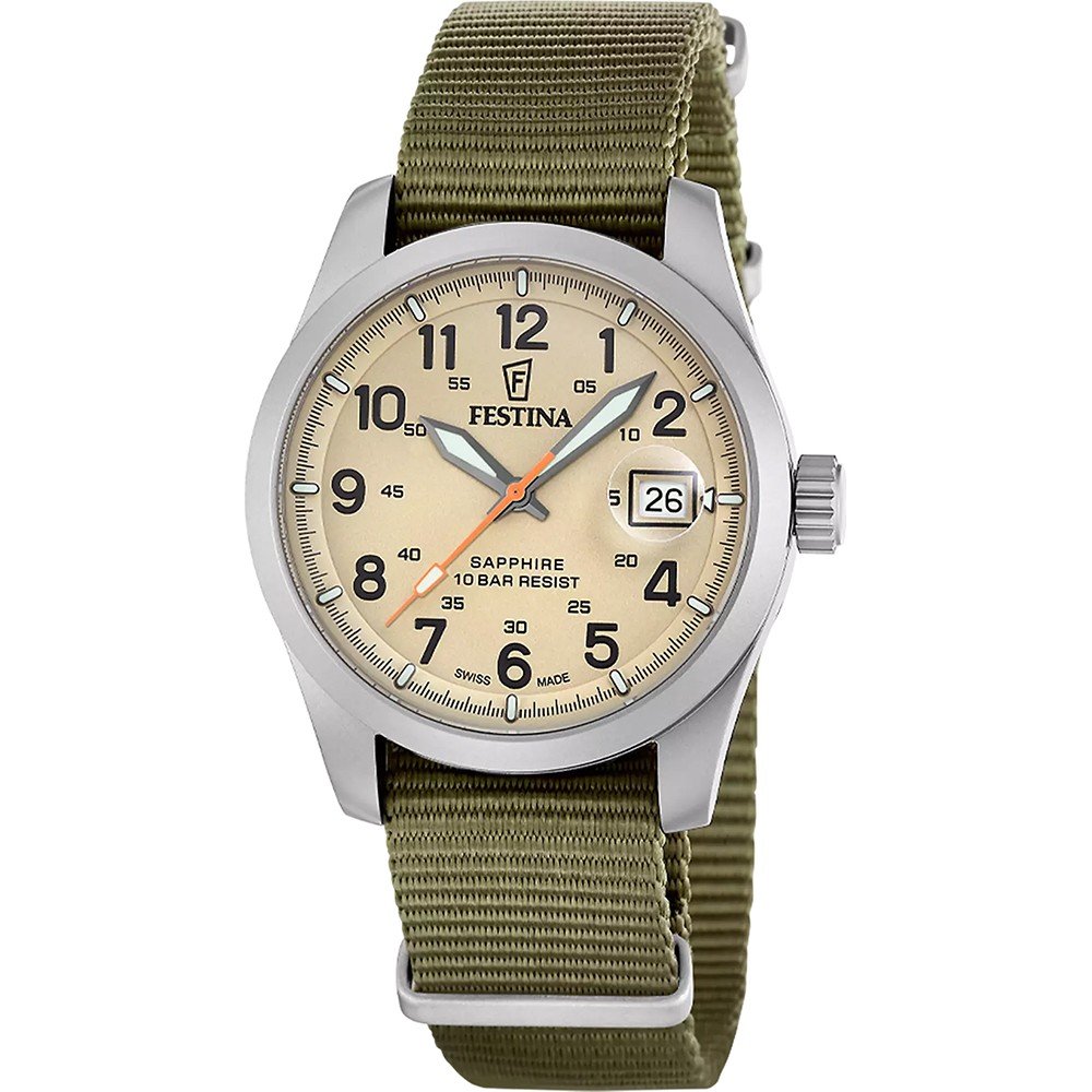 Festina Swiss Made F20082-1 Field Horloge