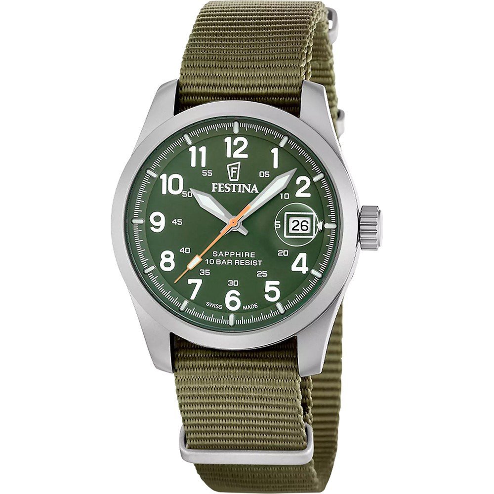 Festina Swiss Made F20082-2 Field Horloge