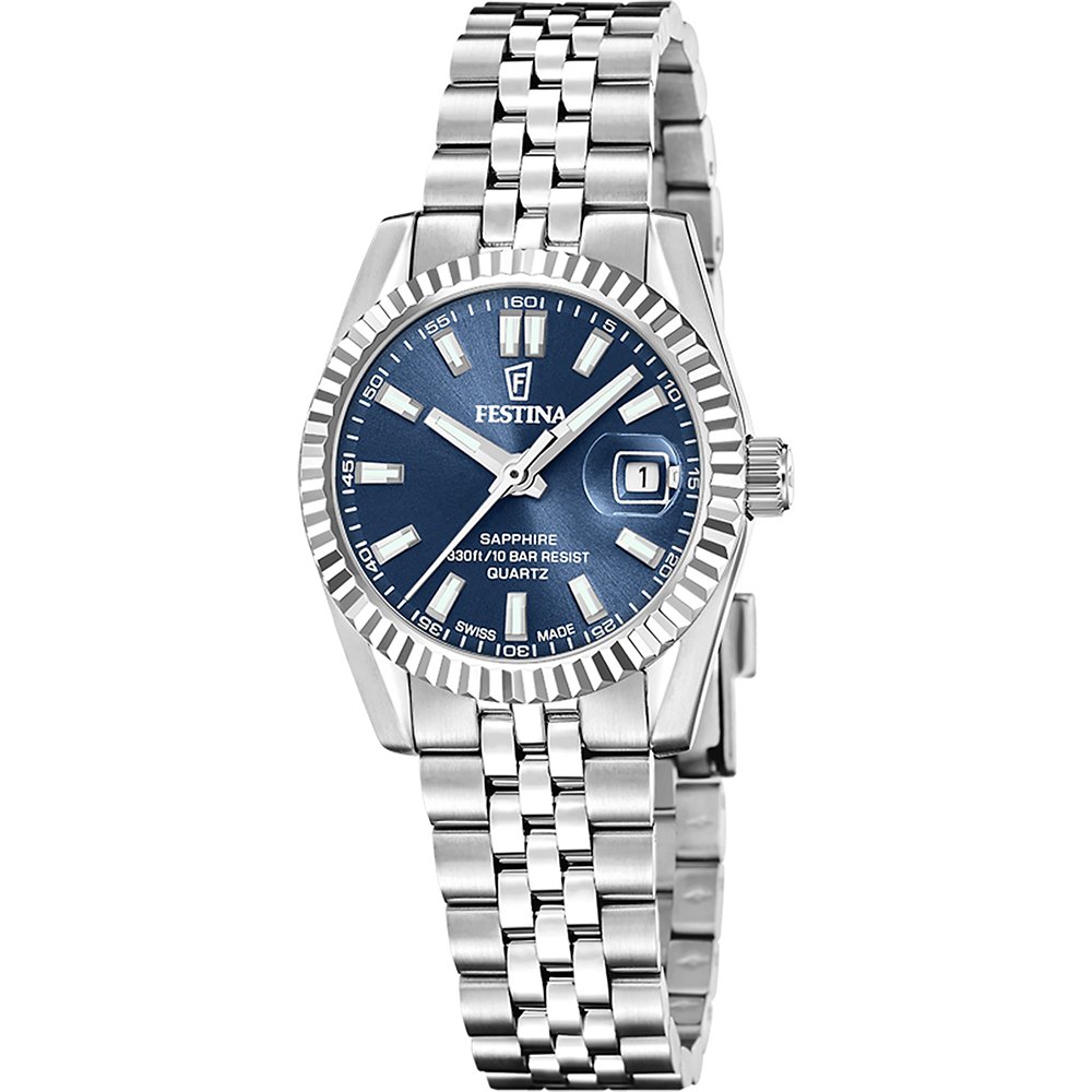 Festina Swiss Made F20087/4 Classic Steel Horloge