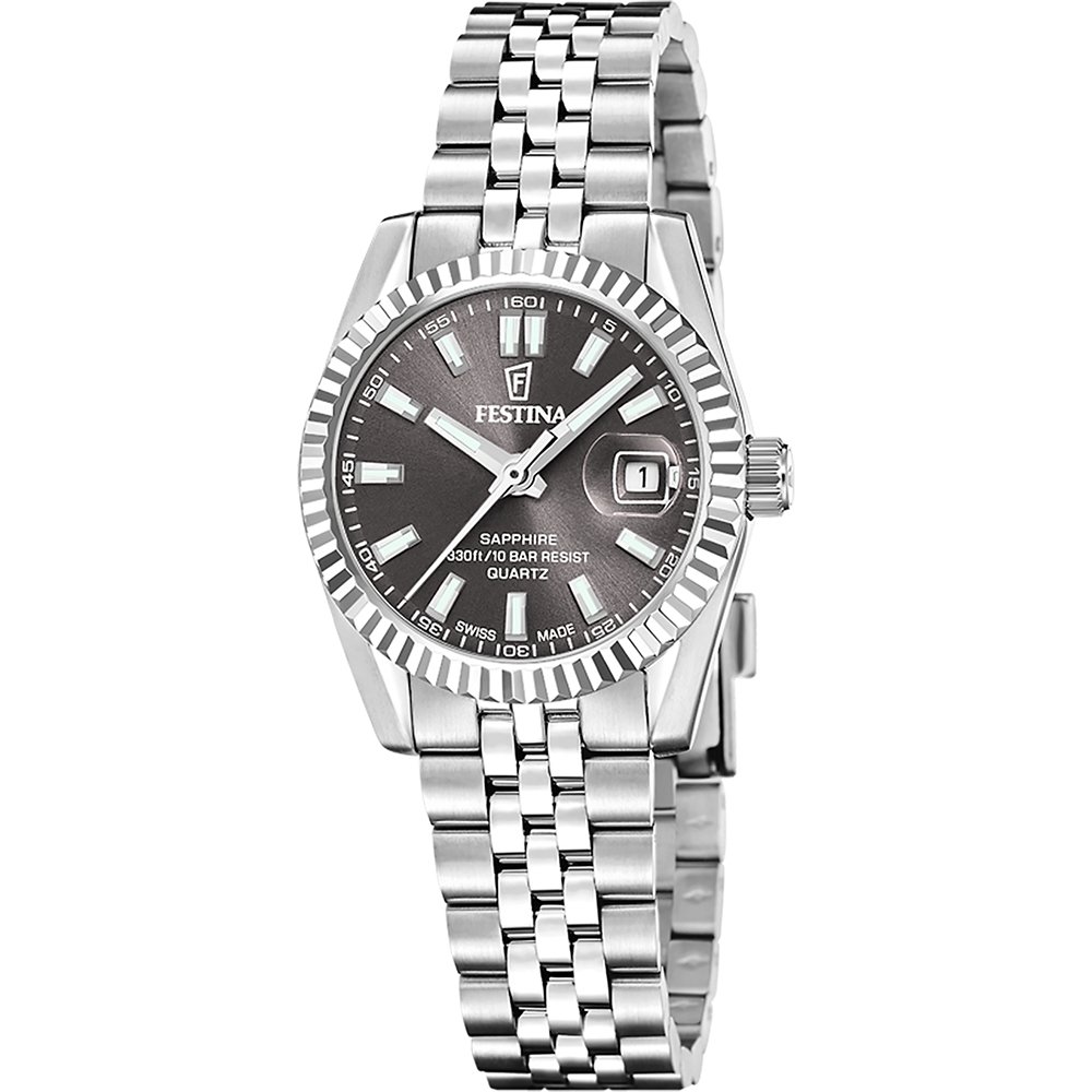 Festina Swiss Made F20087/6 Classic Steel Horloge