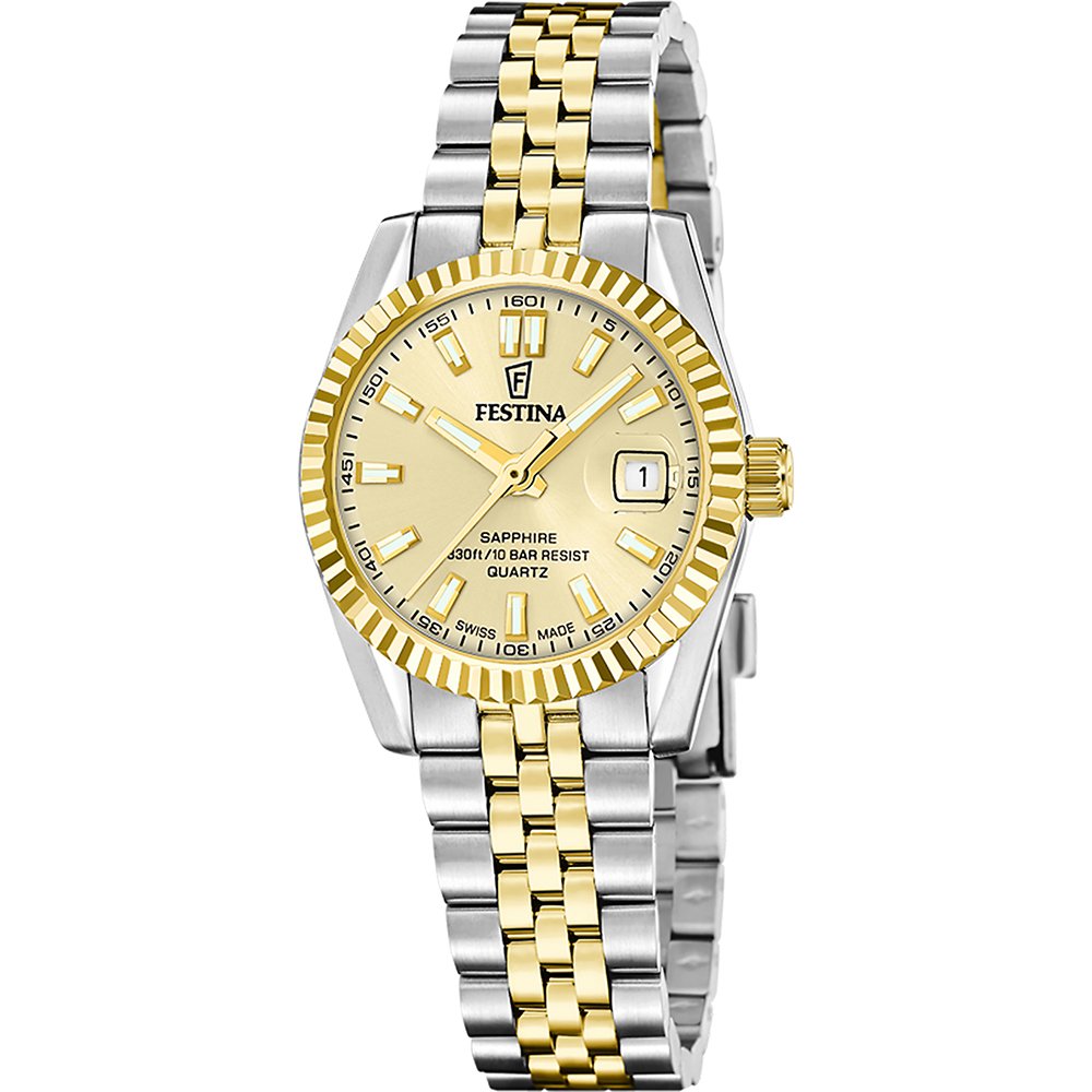 Festina Swiss Made F20088-2 Classic Steel Horloge