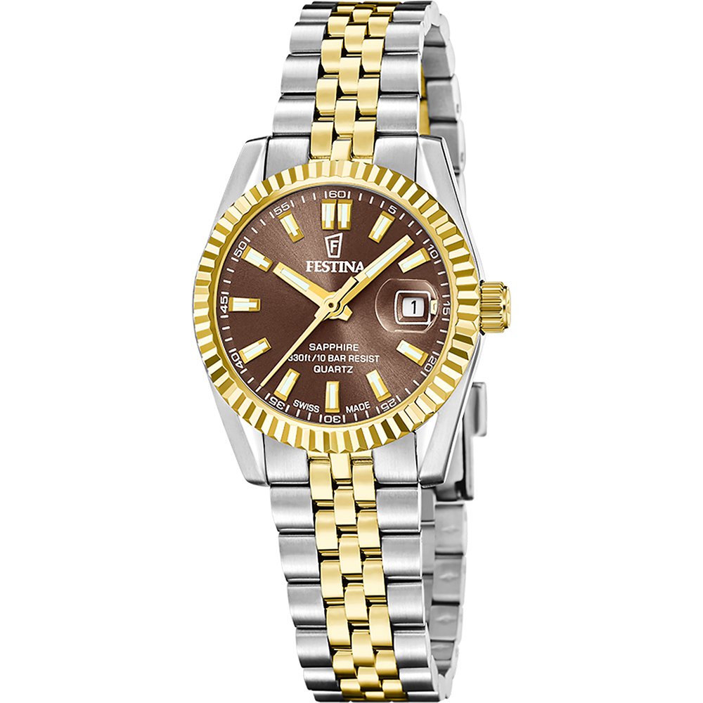 Festina Swiss Made F20088-3 Classic Steel Horloge