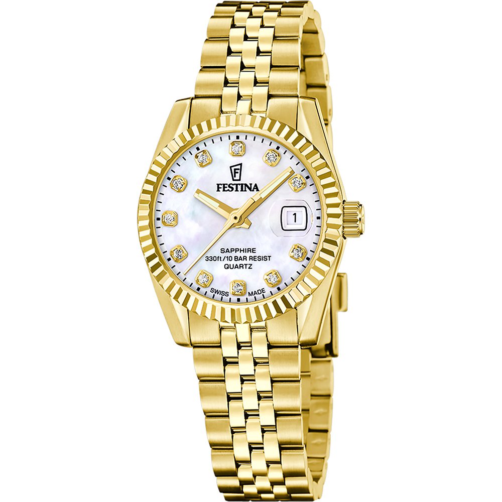 Festina Swiss Made F20089/1 Classic Steel Horloge
