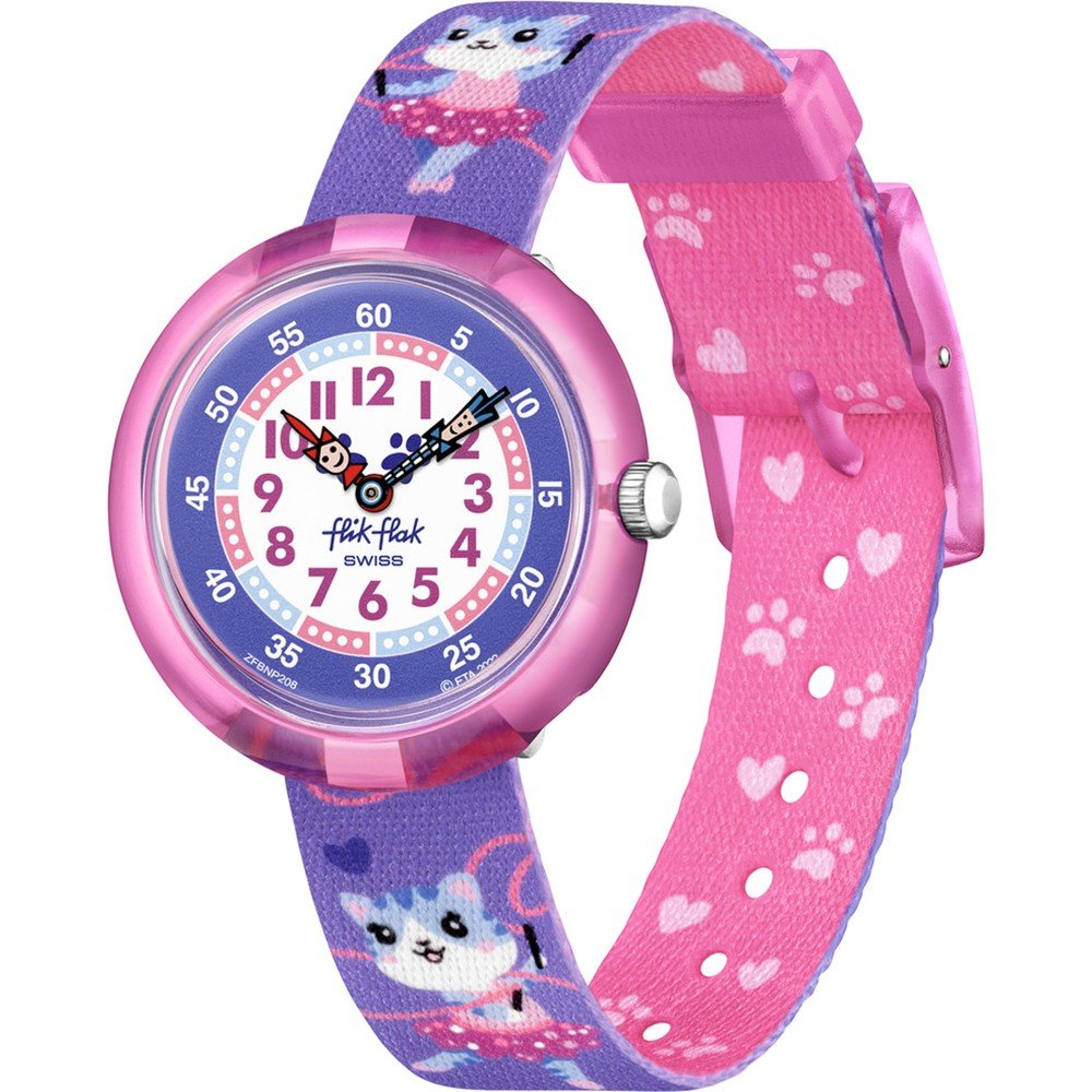 Flik Flak 3+ Story Time FBNP208 Ballerichat Horloge