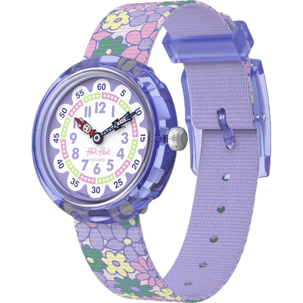 Flik Flak 3+ Story Time FBNP240 Flower Fields Horloge