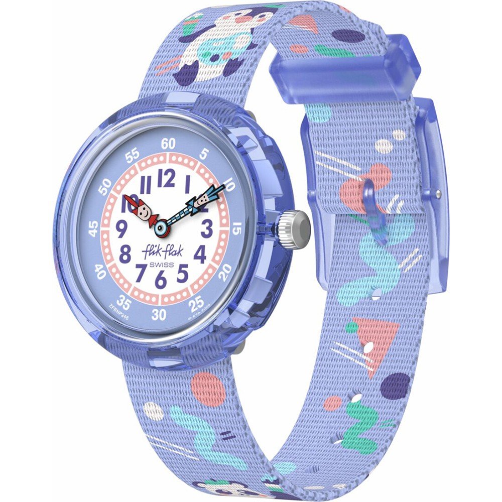 Flik Flak 3+ Story Time FBNP246 Arty Animals Horloge