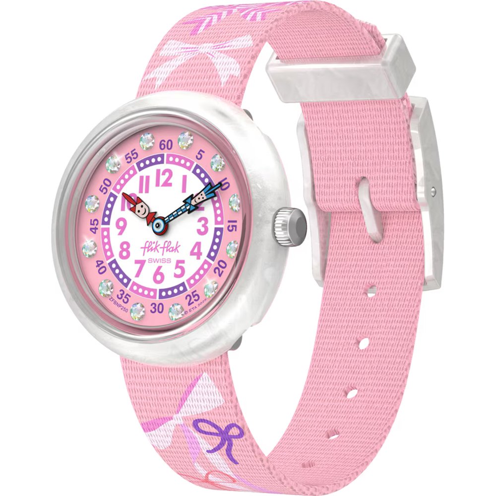 Flik Flak 3+ Story Time FBNP250 Pick A Bow Horloge